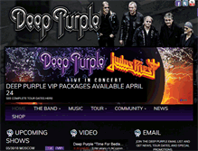 Tablet Screenshot of deeppurple.com